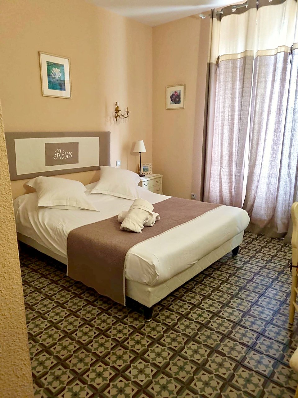 Une chambre de la maison d'hôtes